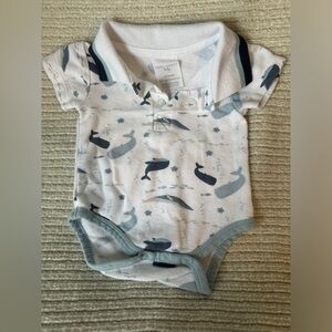 Laura Ashley baby polo onesie
